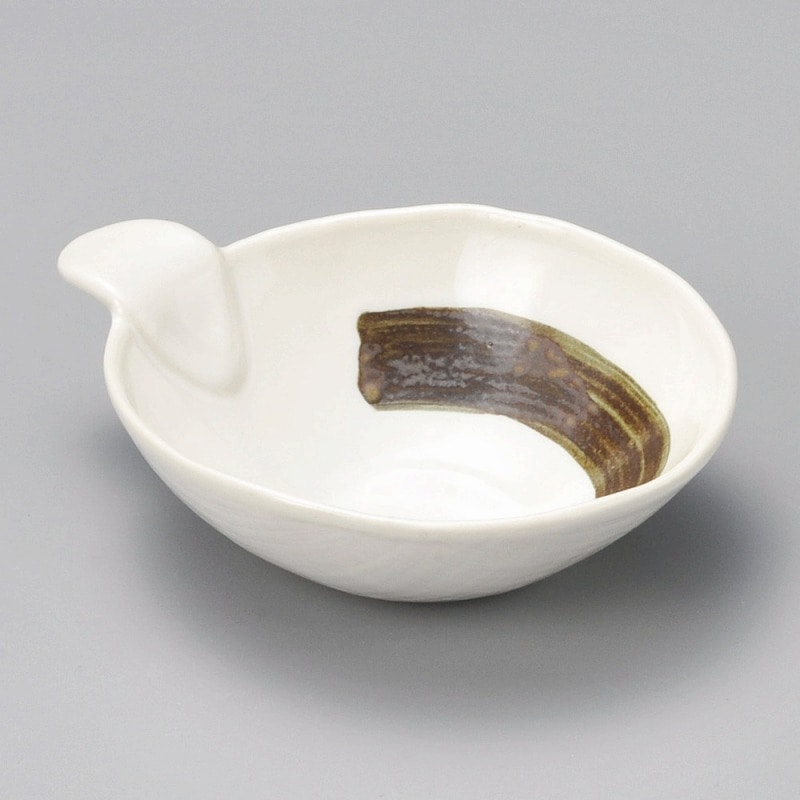 金正陶器 刷毛目軽かる呑水(白) 1個(ご注文単位1個)【直送品】