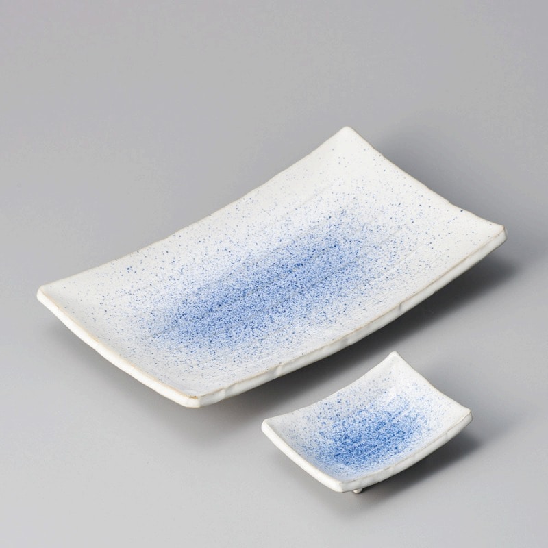 金正陶器 瑠璃ウノフ8.0長角皿 1個(ご注文単位1個)【直送品】