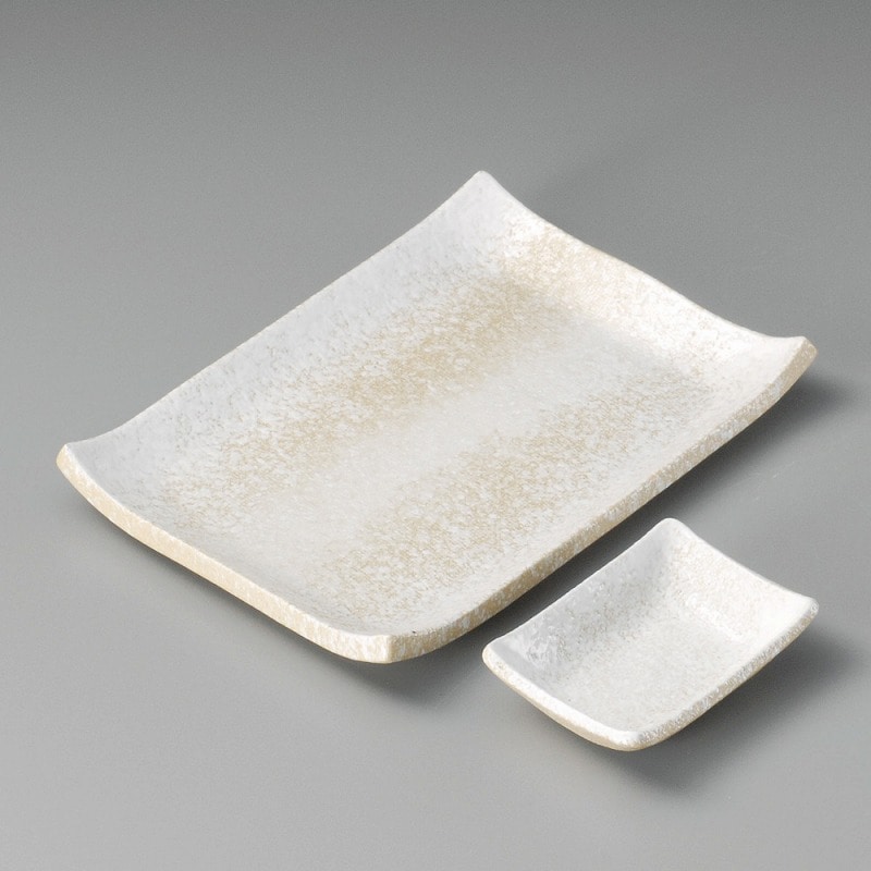 金正陶器 白吹雪8.0焼物皿 1個(ご注文単位1個)【直送品】