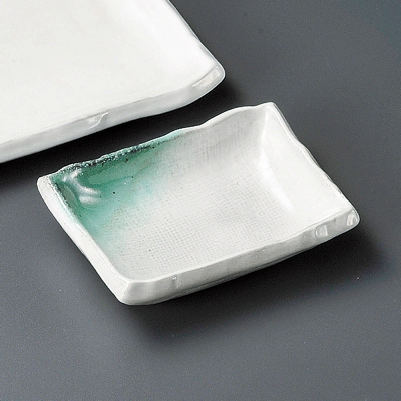 金正陶器 海山(緑)長角千代口 1個(ご注文単位1個)【直送品】