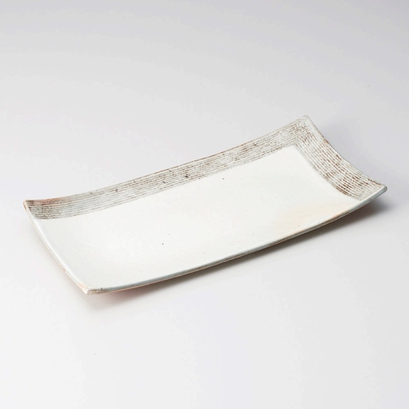 金正陶器 渕荒L彫長方皿 1個(ご注文単位1個)【直送品】