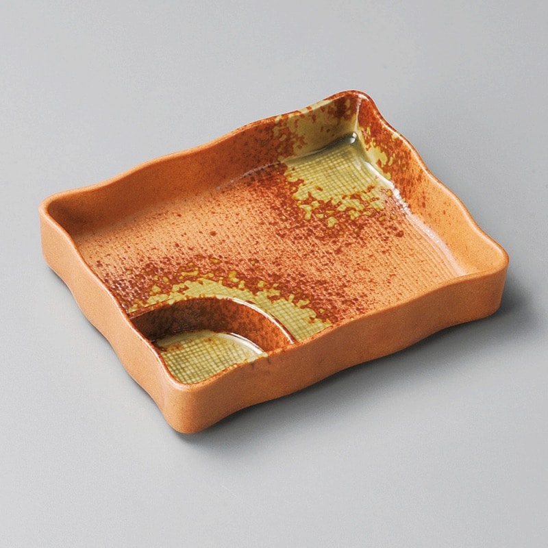金正陶器 伊賀仕切皿 1個(ご注文単位1個)【直送品】