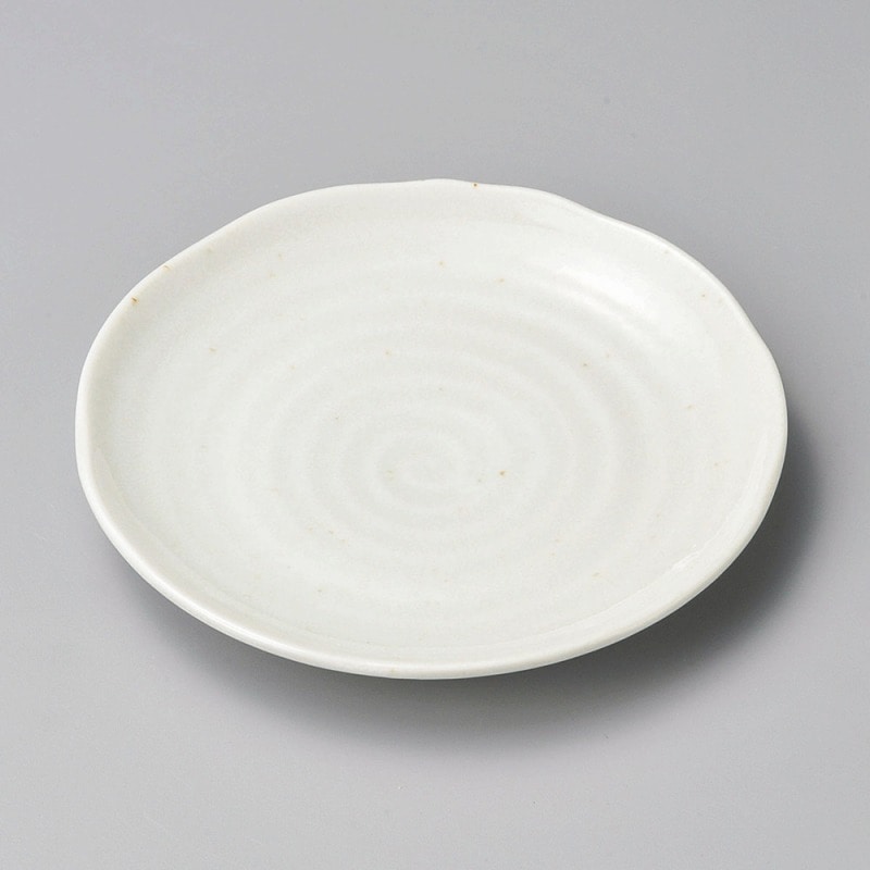 金正陶器 粉引釉4.0皿 1個(ご注文単位1個)【直送品】