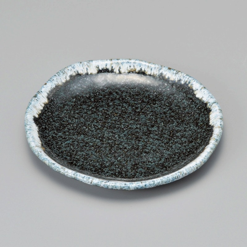 金正陶器 青唐津5寸丸皿 1個(ご注文単位1個)【直送品】