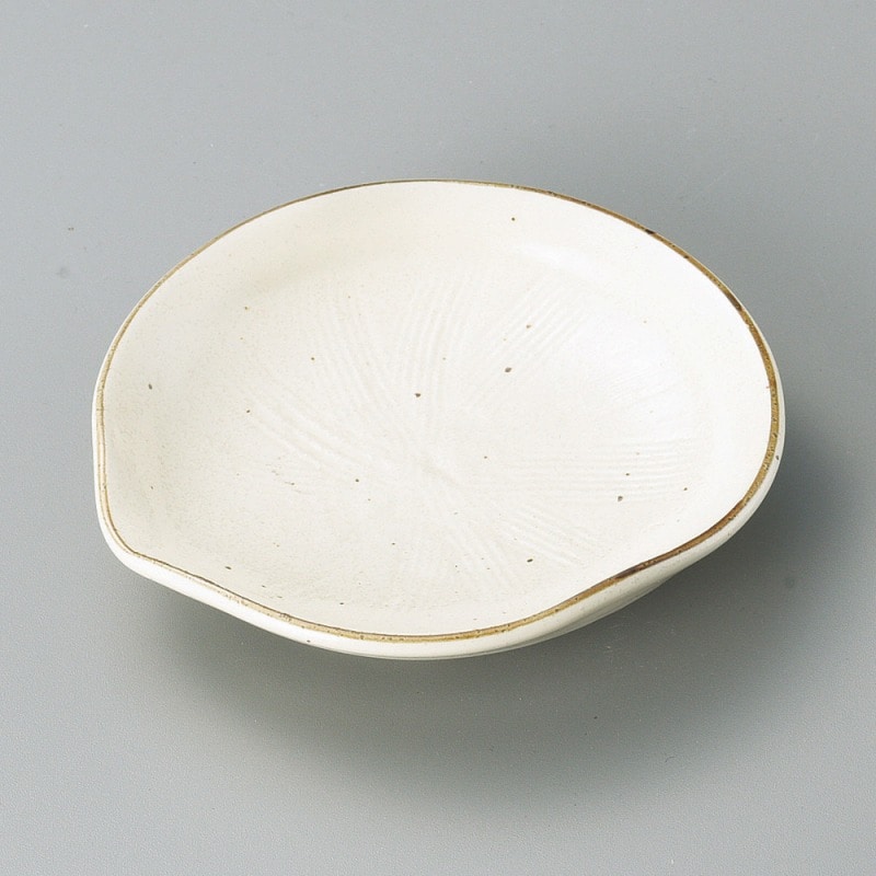 金正陶器 粉引片口皿(小) 1個(ご注文単位1個)【直送品】