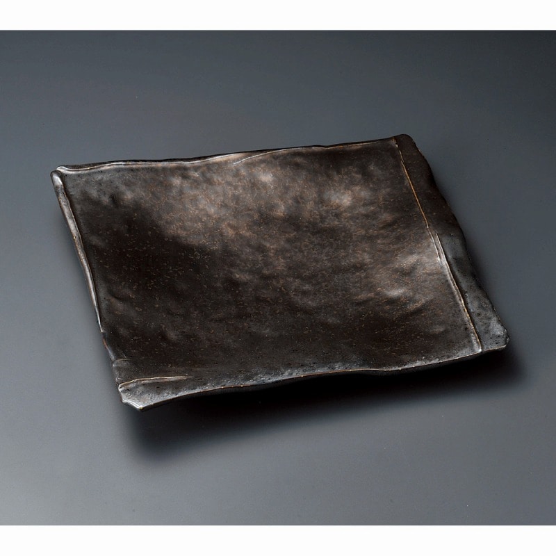 金正陶器 金結晶9.5角皿 1個(ご注文単位1個)【直送品】