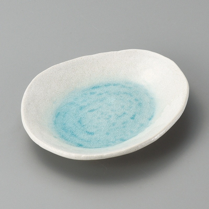 金正陶器 白流水変形皿 1個(ご注文単位1個)【直送品】