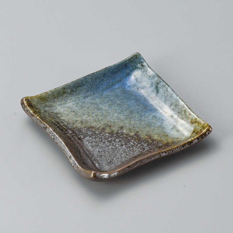 金正陶器 青吹角銘々皿 1個(ご注文単位1個)【直送品】