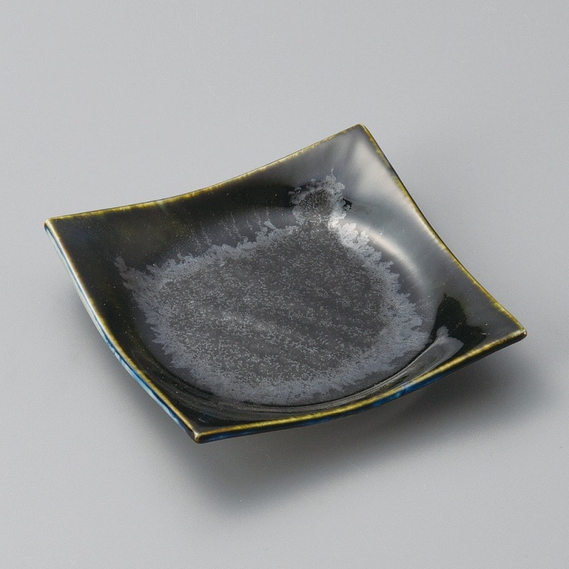 金正陶器 緑彩4.5銘々皿 1個(ご注文単位1個)【直送品】