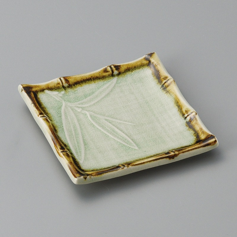 金正陶器 竹渕笹銘々皿 1個(ご注文単位1個)【直送品】
