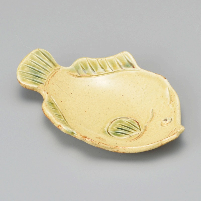 金正陶器 お魚かわはぎ 小皿 1個(ご注文単位1個)【直送品】