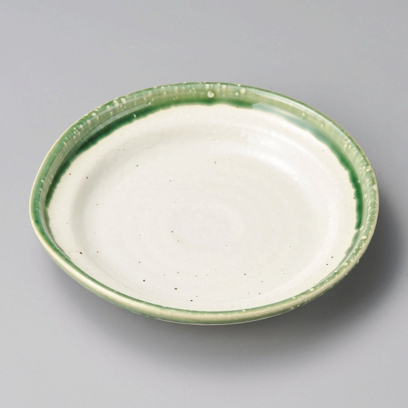 金正陶器 織部捻り6.0皿 1個(ご注文単位1個)【直送品】