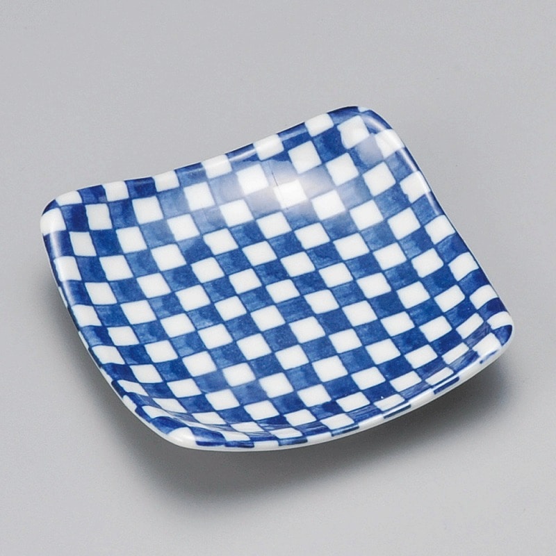 金正陶器 市松正角3.0皿 1個(ご注文単位1個)【直送品】