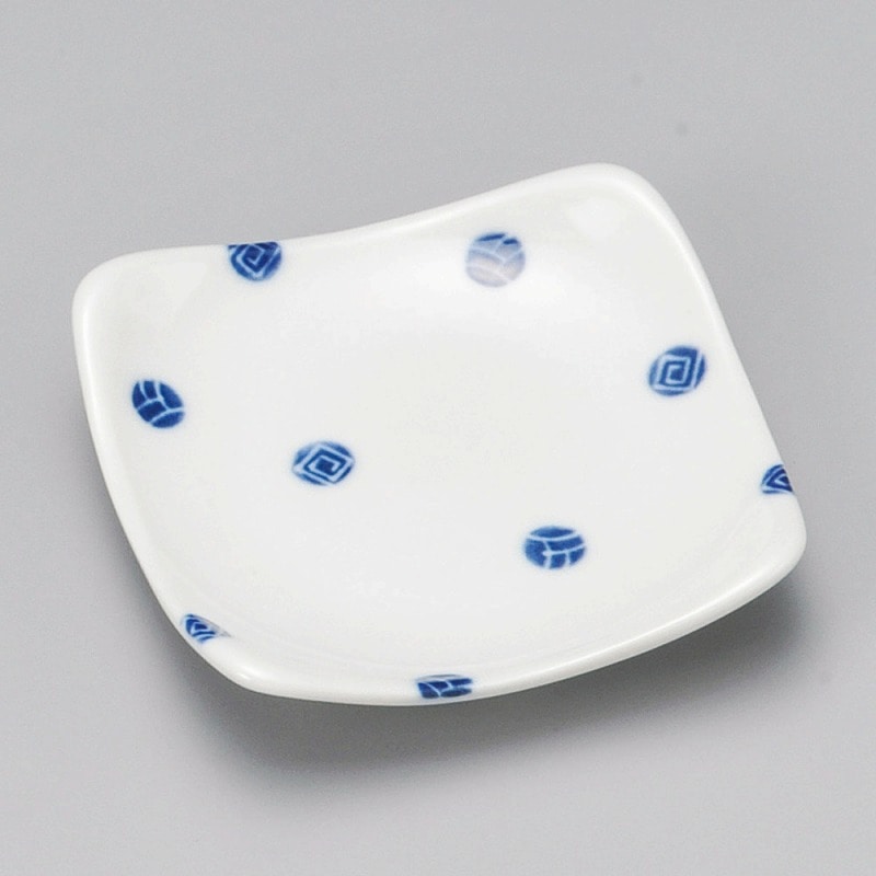 金正陶器 点紋正角3.0皿 1個(ご注文単位1個)【直送品】