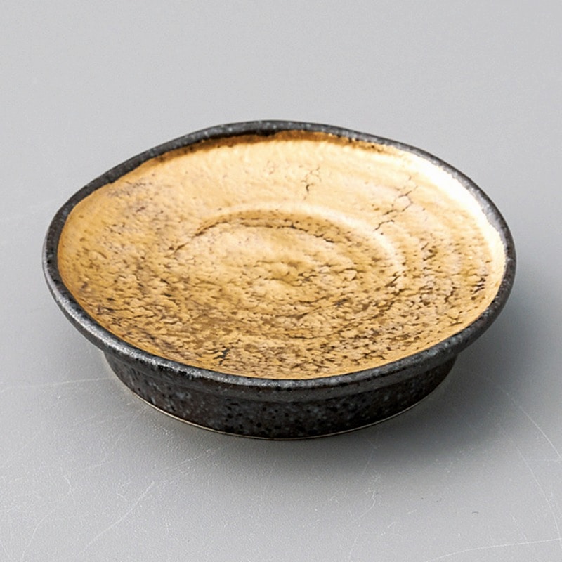 金正陶器 金彩高台小皿 1個(ご注文単位1個)【直送品】