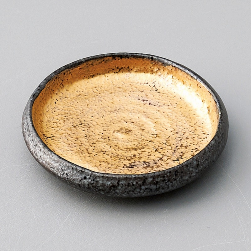金正陶器 金彩くくり小皿 1個(ご注文単位1個)【直送品】