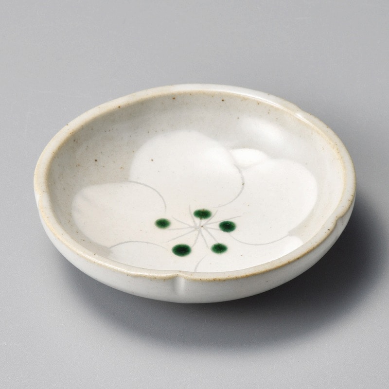 金正陶器 粉引梅小皿 1個(ご注文単位1個)【直送品】