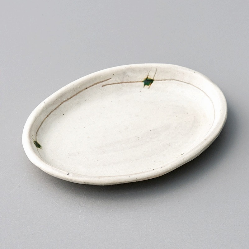 金正陶器 涼華12cm小判小皿 1個(ご注文単位1個)【直送品】