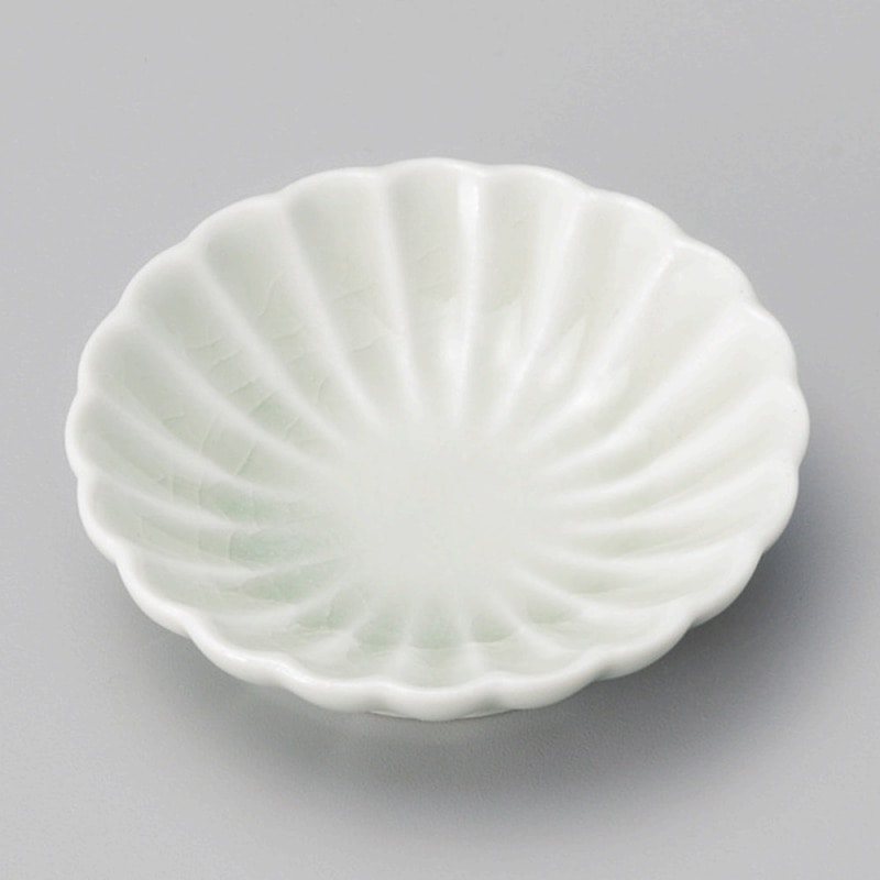 金正陶器 釉楽菊小皿 青磁 1個(ご注文単位1個)【直送品】