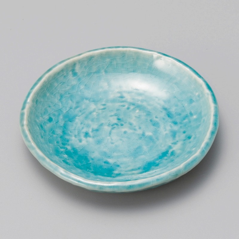 金正陶器 トルコ釉3.5丸皿 1個(ご注文単位1個)【直送品】