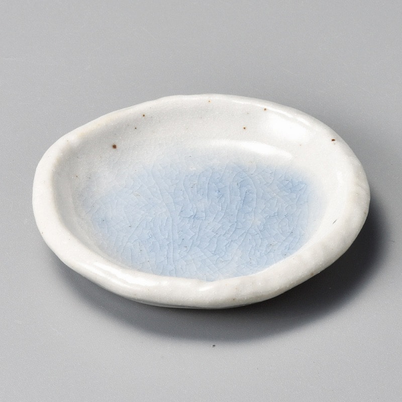 金正陶器 志野水色小皿 1個(ご注文単位1個)【直送品】