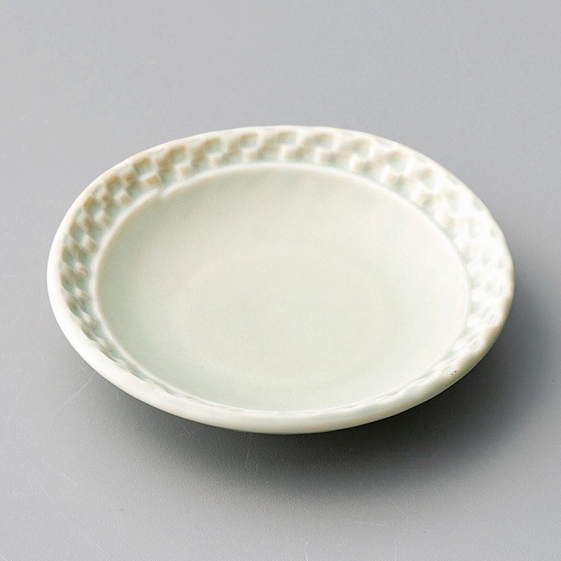 金正陶器 パステルグリーン3.0皿 1個(ご注文単位1個)【直送品】