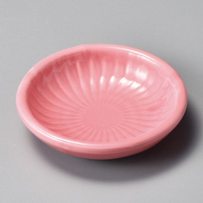 金正陶器 ピンクトビカンナ3.0丸皿 1個(ご注文単位1個)【直送品】