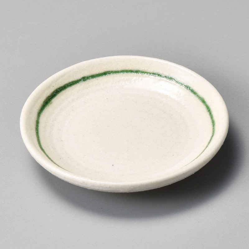 金正陶器 志野ライン3.0小皿 1個(ご注文単位1個)【直送品】