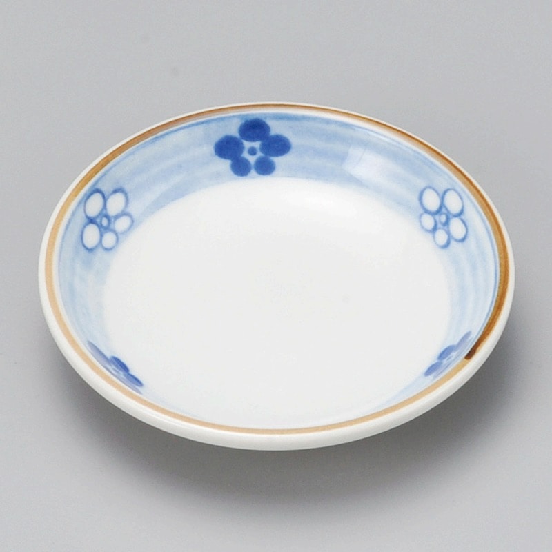 金正陶器 流れ梅玉渕3.0皿 1個(ご注文単位1個)【直送品】