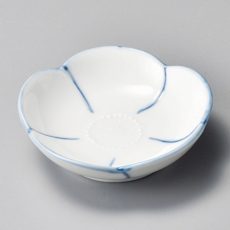 金正陶器 梅形筋小皿 1個(ご注文単位1個)【直送品】