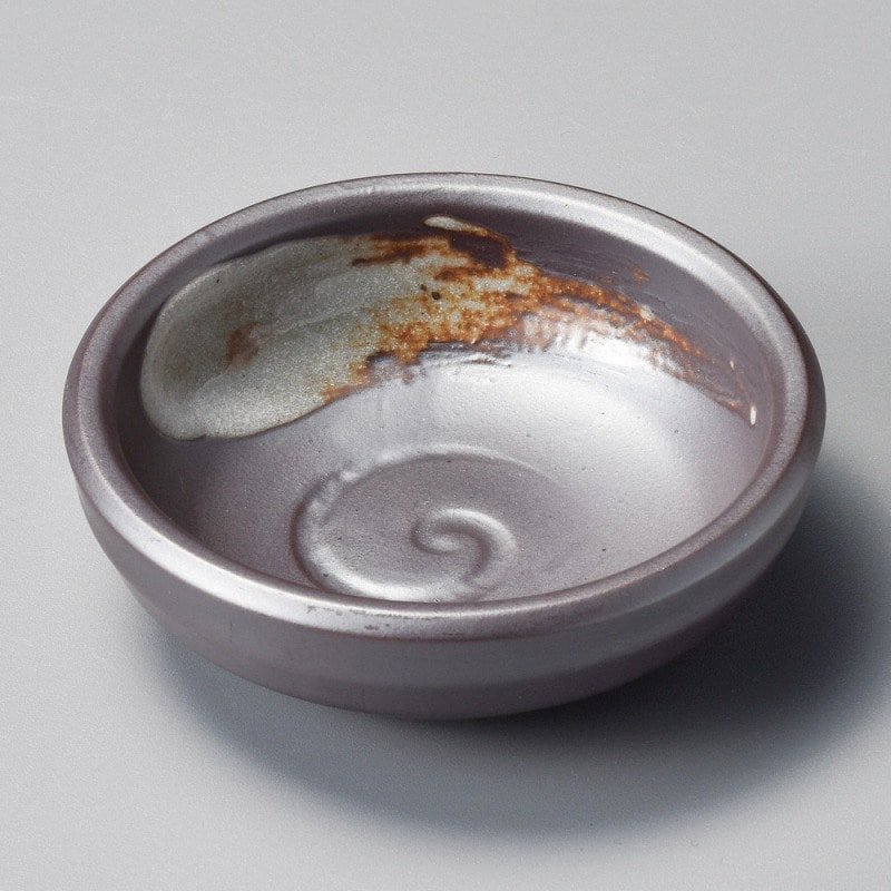 金正陶器 サビ白刷毛深小皿 1個(ご注文単位1個)【直送品】