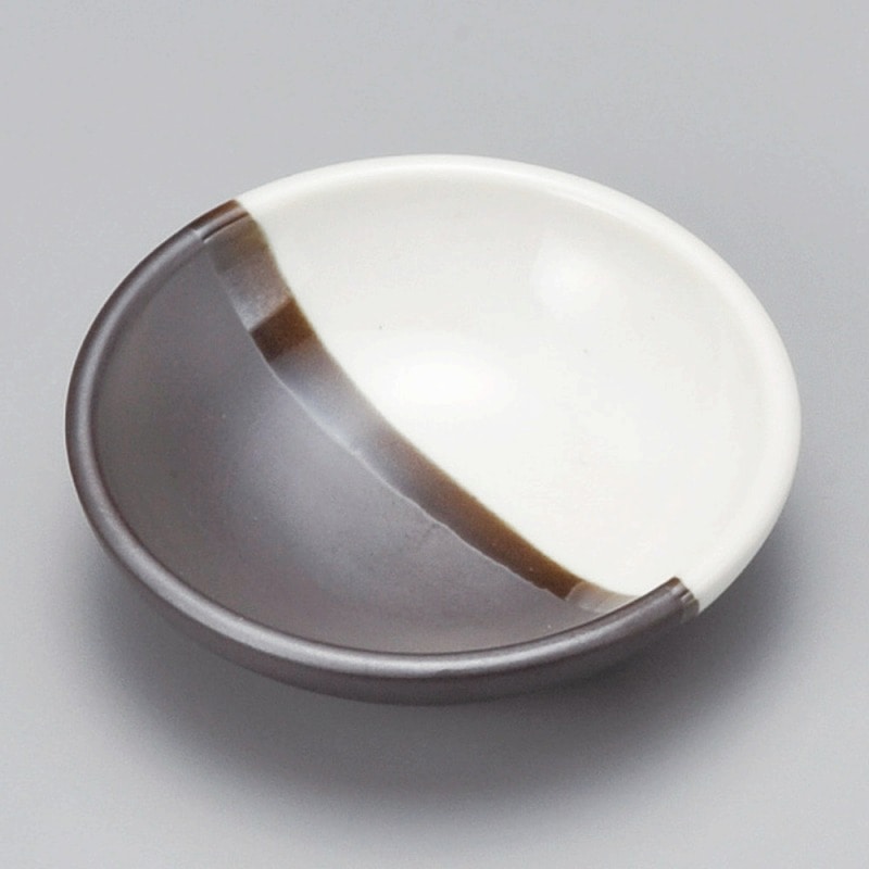 金正陶器 白マット塗分小皿 1個(ご注文単位1個)【直送品】