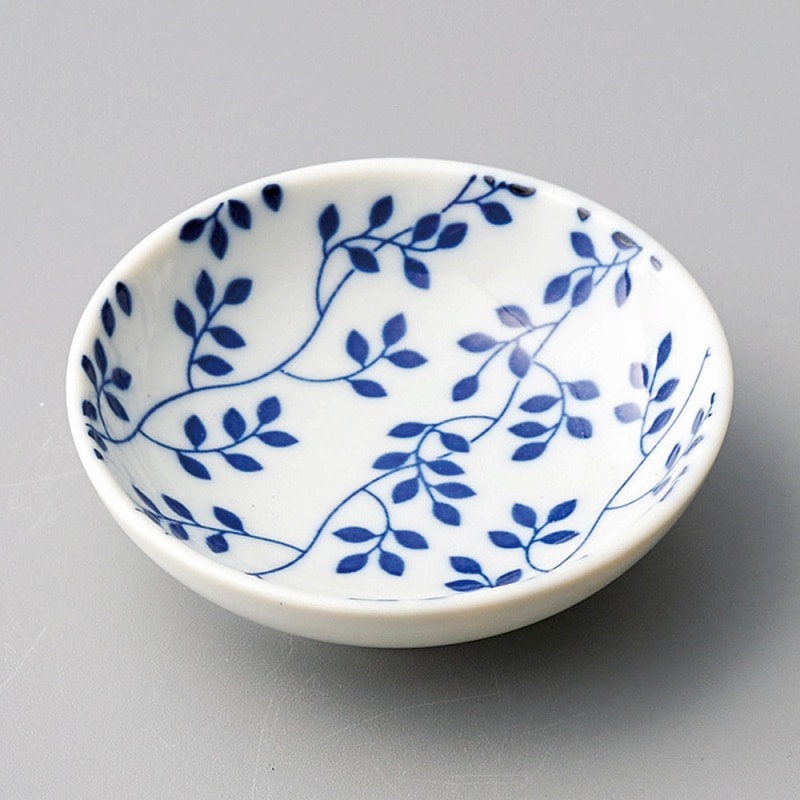 金正陶器 群青唐草3.0深皿 1個(ご注文単位1個)【直送品】