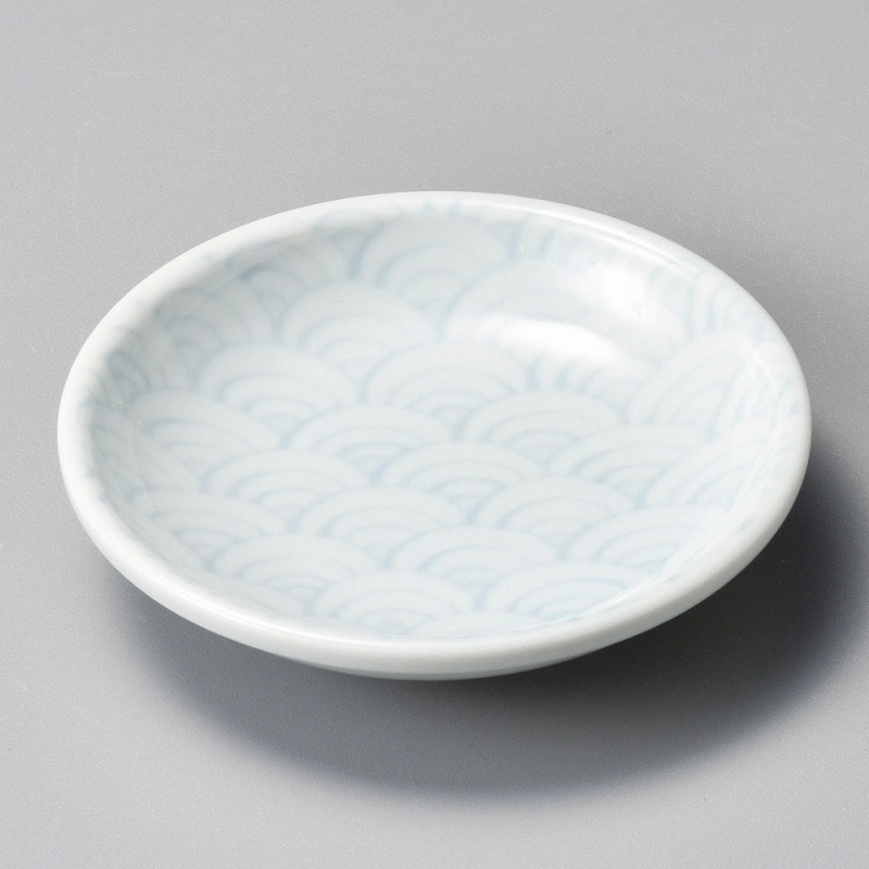 金正陶器 青海波玉渕小皿 1個(ご注文単位1個)【直送品】