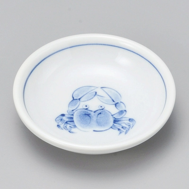 金正陶器 かに丸小皿 1個(ご注文単位1個)【直送品】