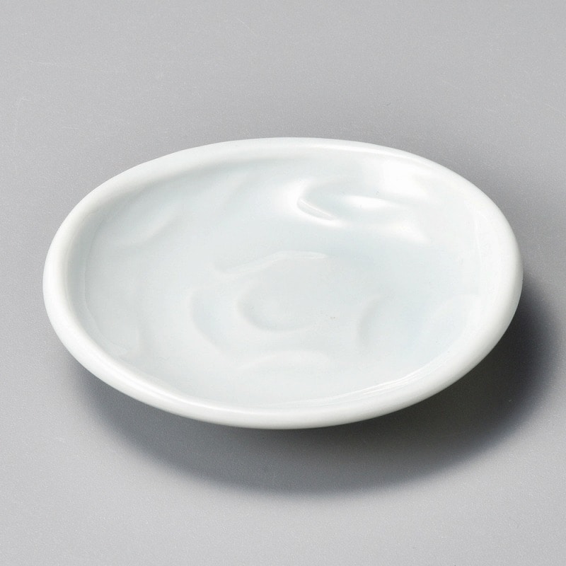 金正陶器 青磁うねり皿 1個(ご注文単位1個)【直送品】