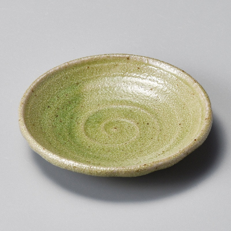金正陶器 緑釉型入2.8皿 1個(ご注文単位1個)【直送品】