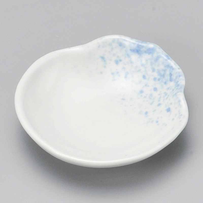 金正陶器 マット吹墨瓢形小皿 1個(ご注文単位1個)【直送品】