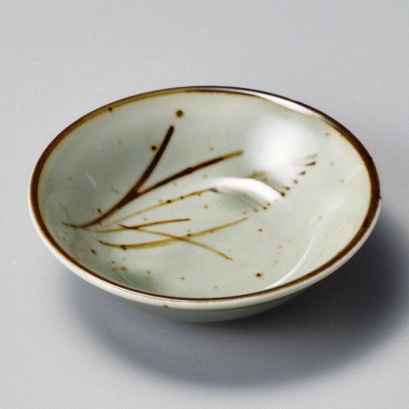 金正陶器 益子ススキ深口小皿 1個(ご注文単位1個)【直送品】