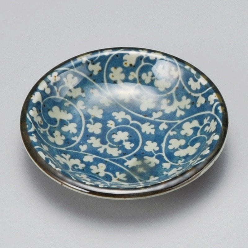 金正陶器 益子だみ唐草玉渕3.0皿 1個(ご注文単位1個)【直送品】