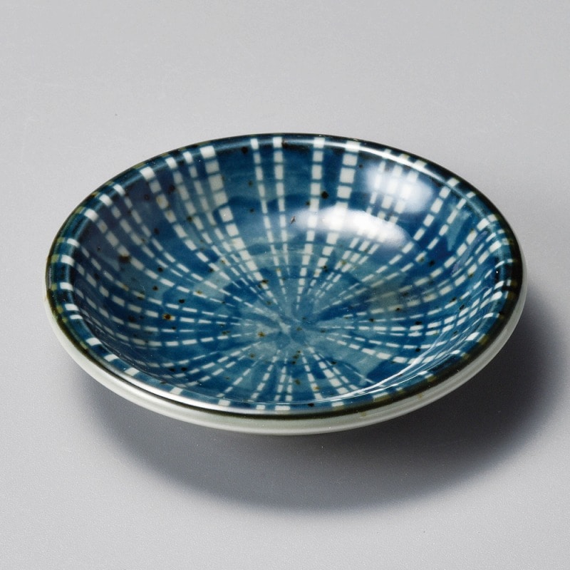 金正陶器 益子破線十草玉渕小皿 1個(ご注文単位1個)【直送品】