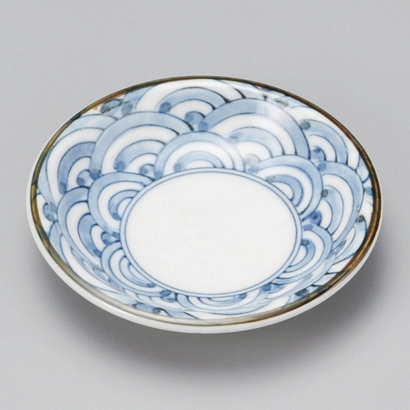 金正陶器 波玉渕3.0皿 1個(ご注文単位1個)【直送品】