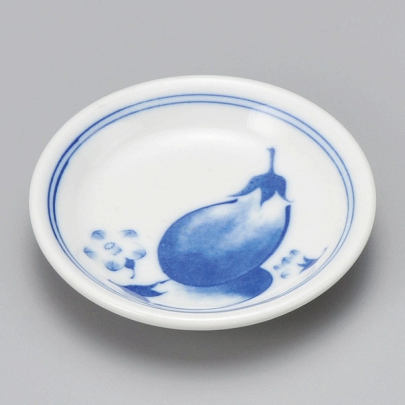 金正陶器 ナス玉渕3.0皿 1個(ご注文単位1個)【直送品】