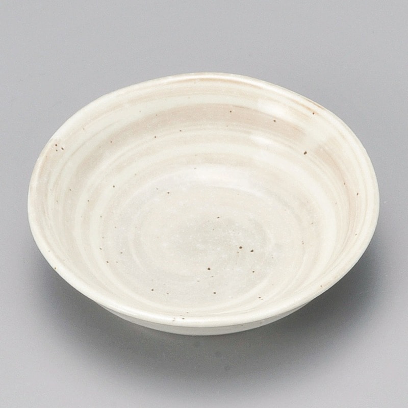 金正陶器 刷毛目粉引3.0深皿 1個(ご注文単位1個)【直送品】