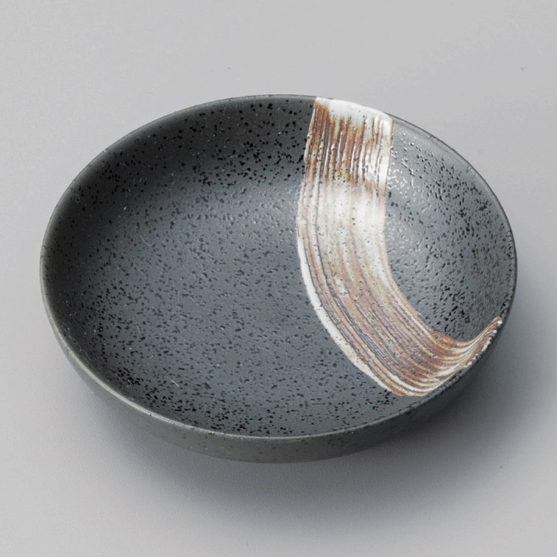 金正陶器 清流天目2.8皿 1個(ご注文単位1個)【直送品】
