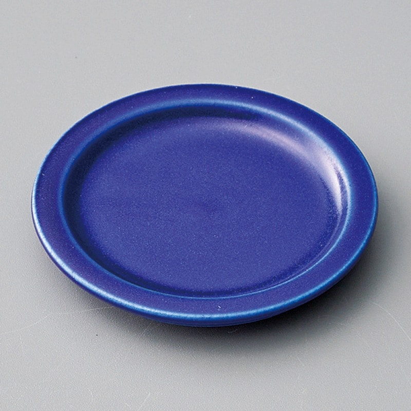 金正陶器 コバルトブルーリム小皿 1個(ご注文単位1個)【直送品】