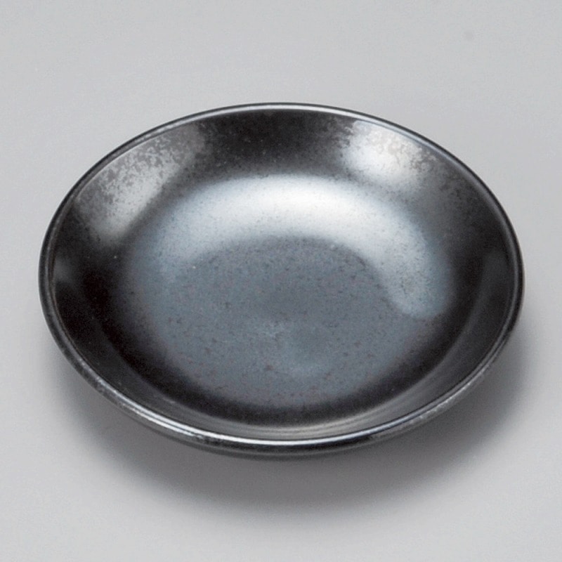 金正陶器 鉄結晶丸2.8小皿 1個(ご注文単位1個)【直送品】