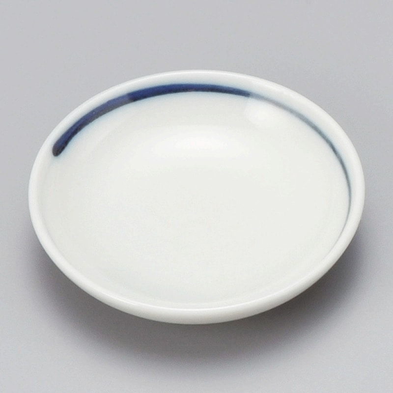 金正陶器 古染渕線丸2.7小皿 1個(ご注文単位1個)【直送品】