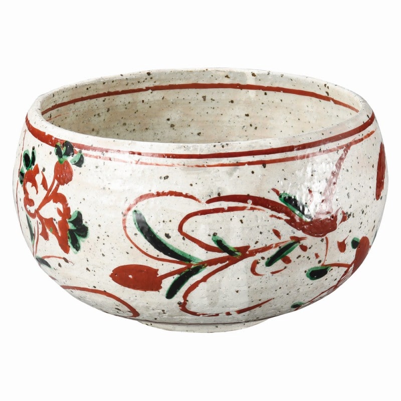 金正陶器 赤絵花紋特大丸鉢 1個(ご注文単位1個)【直送品】