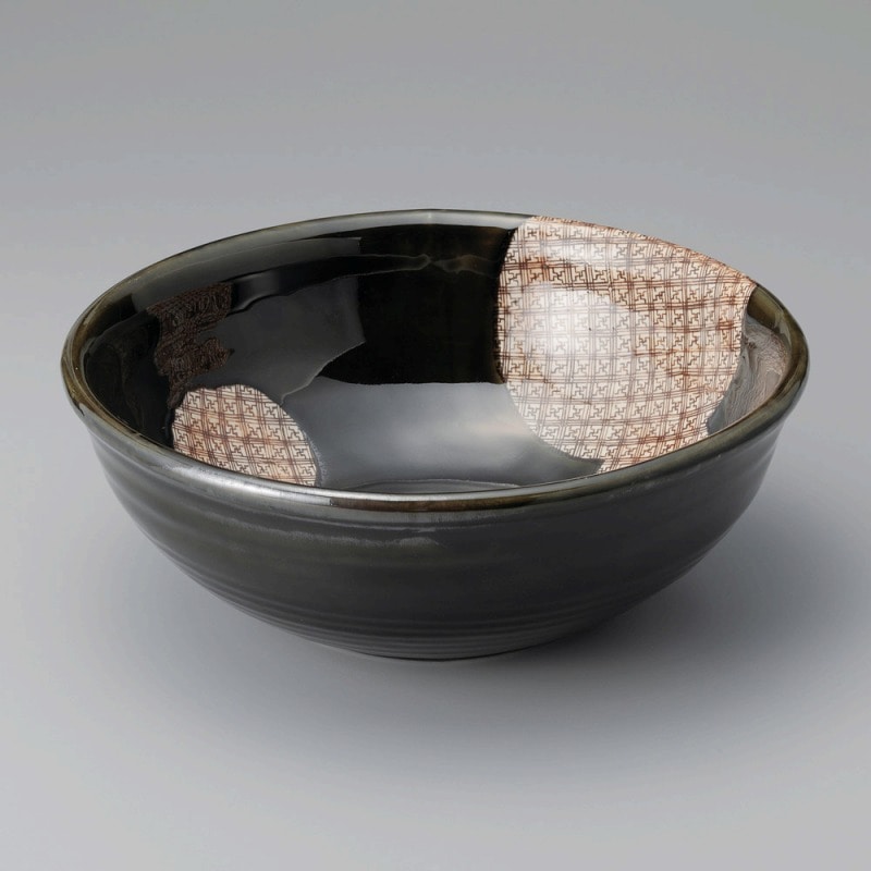 金正陶器 格子織部惣菜鉢 1個(ご注文単位1個)【直送品】